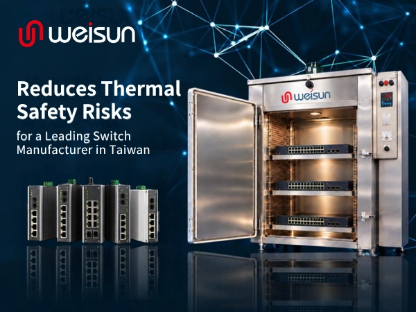 WEISUN Reduces Thermal Safety Risks for a Leading Taiwanese Switch Manufacturer